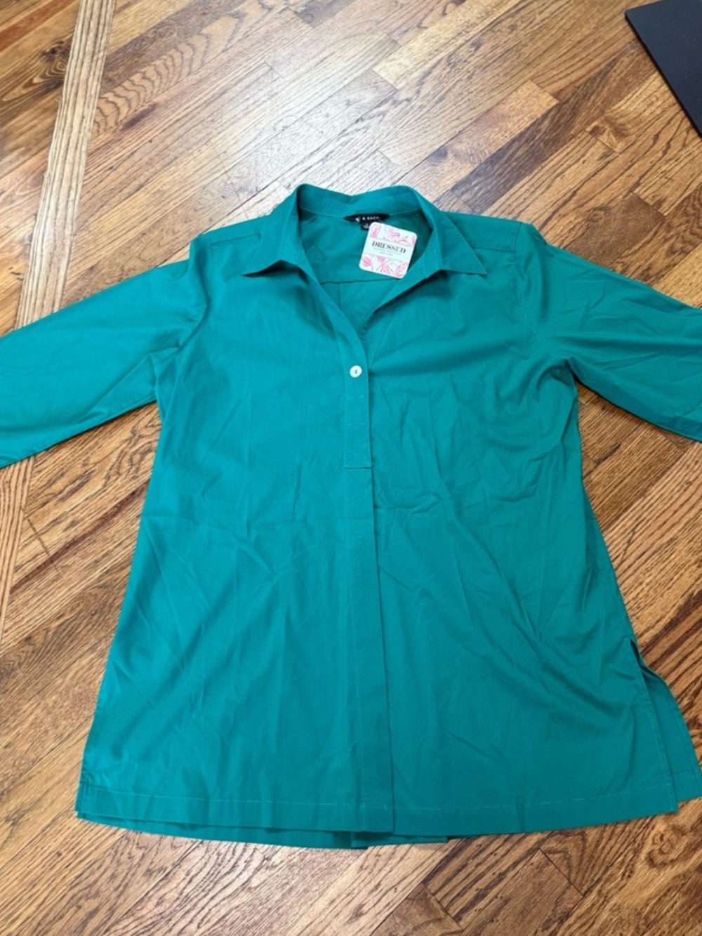 Zac & Rachel Teal Back-Button Women's Blazer